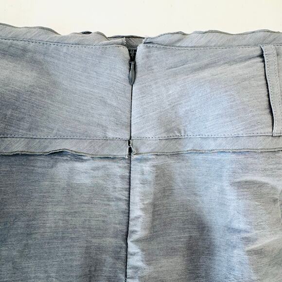 Armani Collezioni Linen Silk Wide Leg Palazzo Crop Trousers Pants 16 NWT - Picture 12 of 14